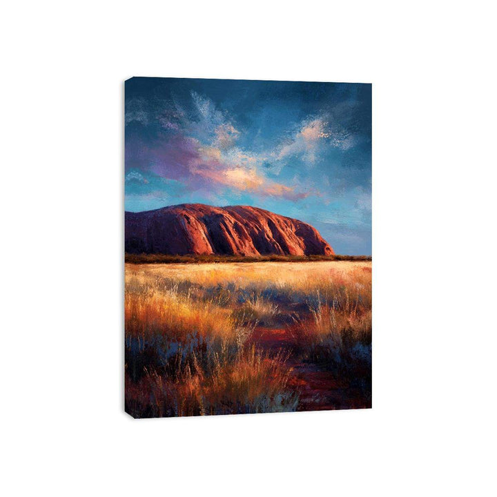 Rock of uluru Framed Print
