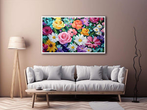 Floral Harmony Canvas Print