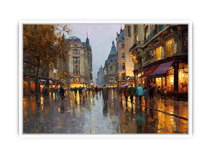 Paris Glow Framed Print