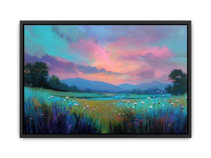 Vibrant Pastel Field Poster