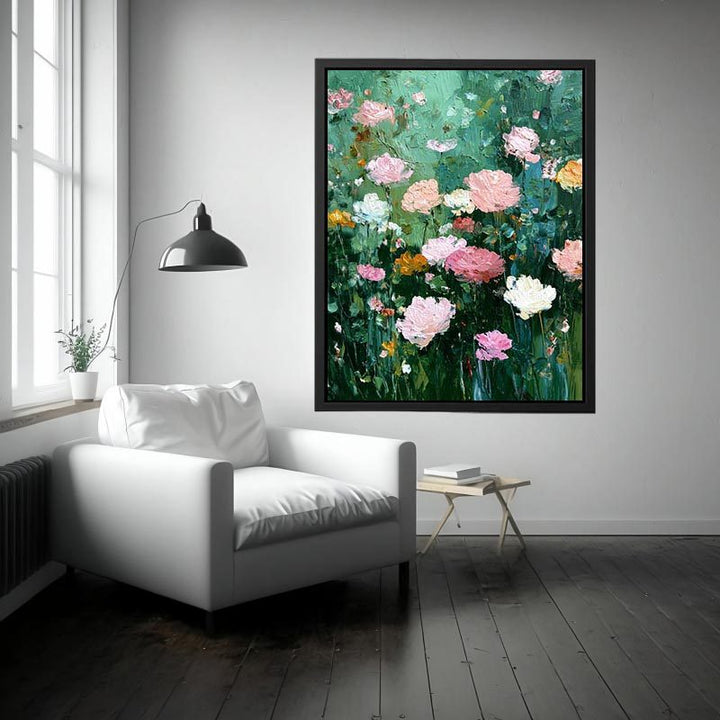 Petal Silhouette Painting