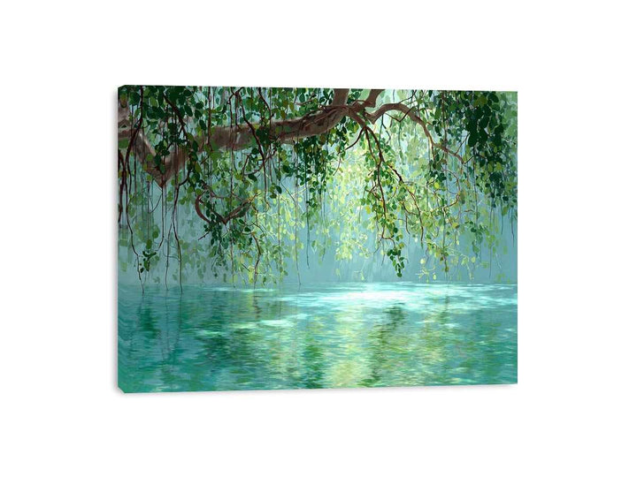 Whispering branches Framed Print
