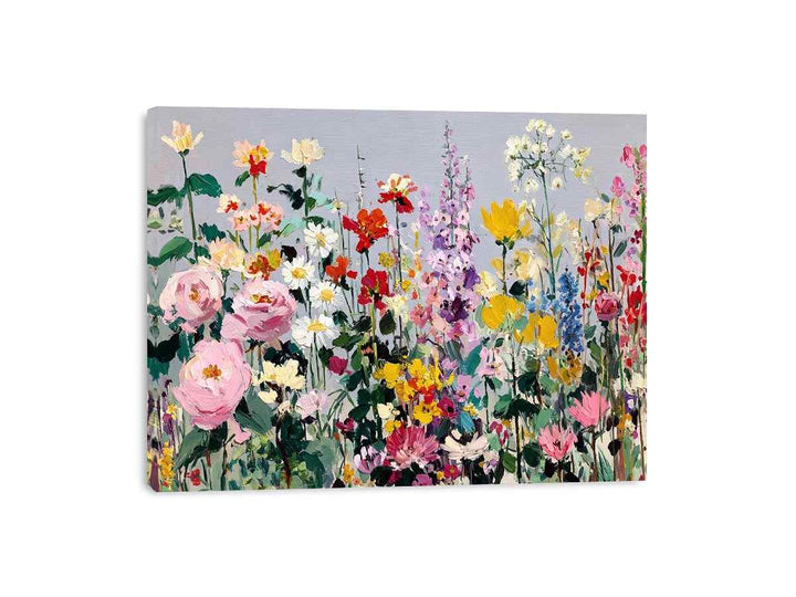 Flowers Petal Silhouette Framed Print