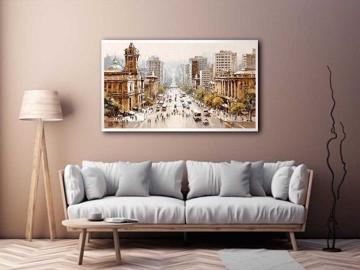Vintage Brisbane Canvas Print