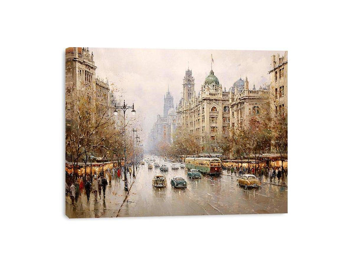 Vinatge Melbourne Framed Print