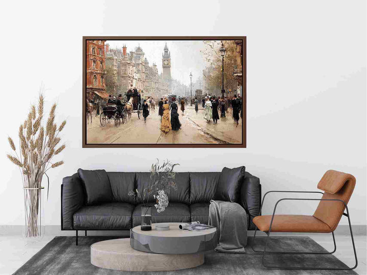 Ictorian london street Painting