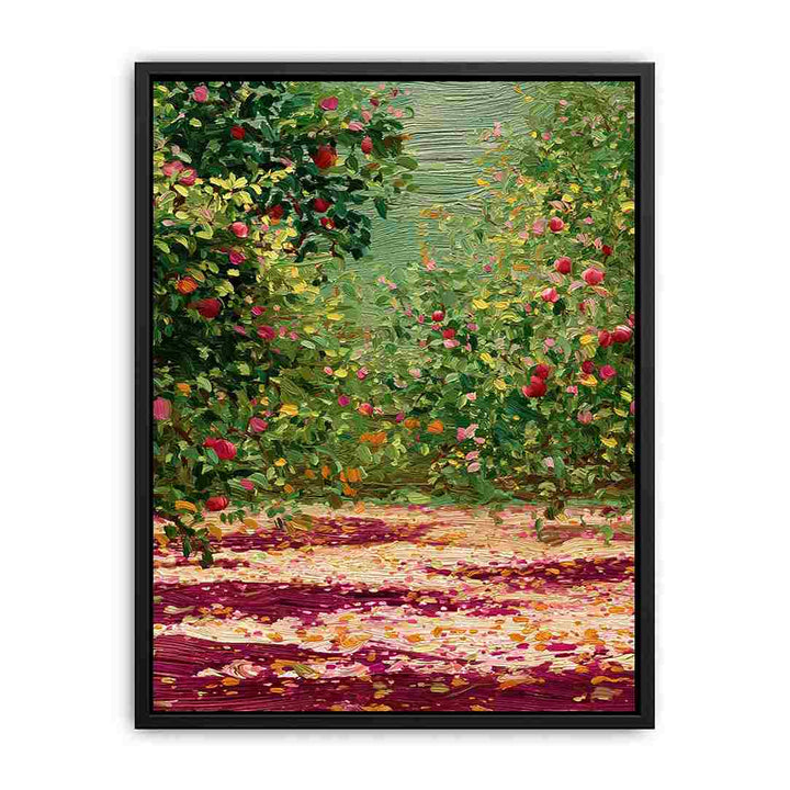 Apple orchard in spring Poster