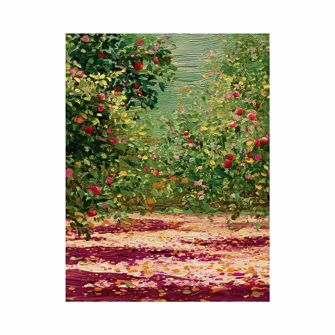 Apple orchard in spring