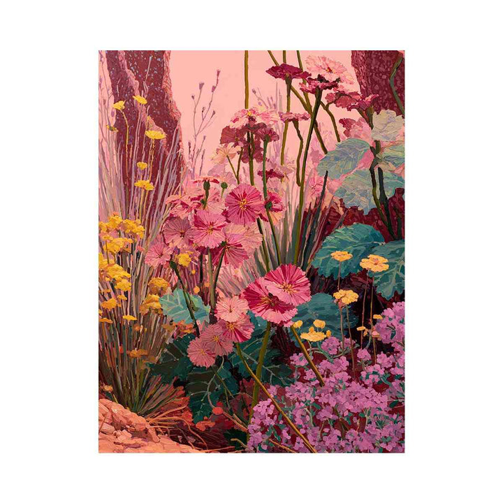 Impressionist Wildflower Landscape