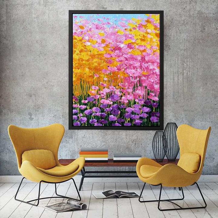 Blooming Abstraction Canvas Print