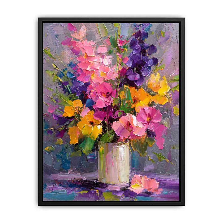 Spring flower Vase Poster