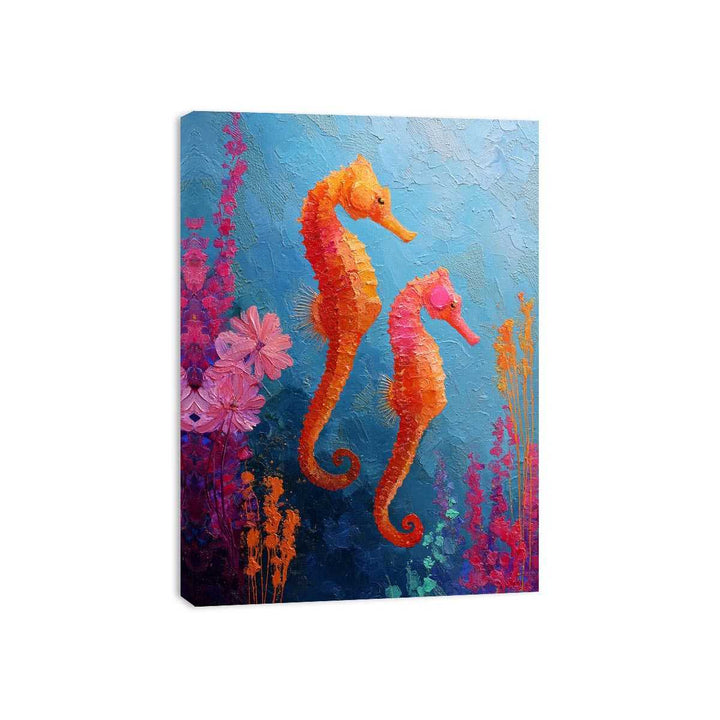 Seahorse Love Framed Print