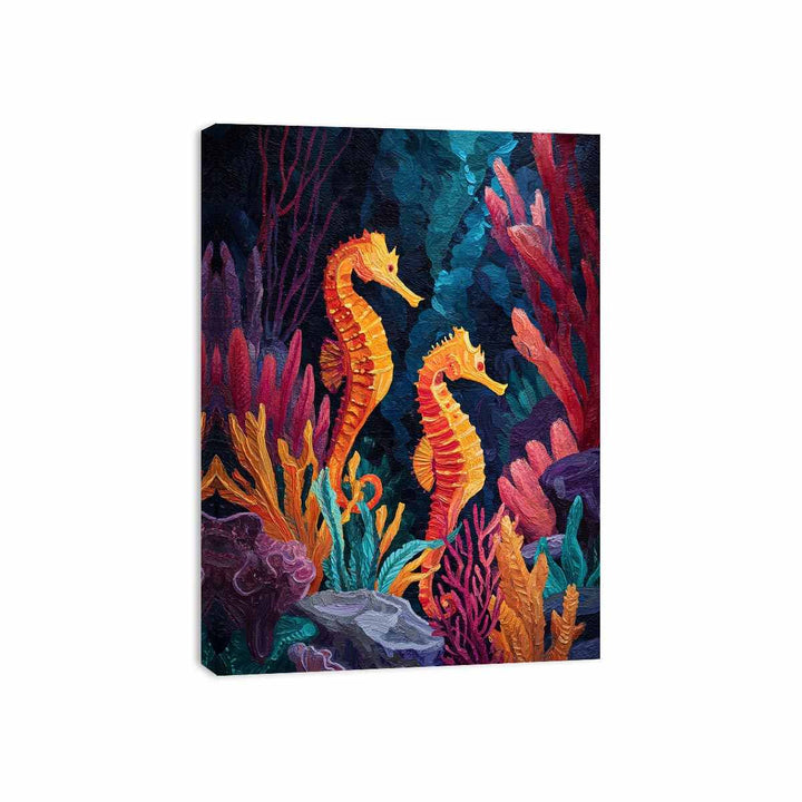 Seahorse Harmony Framed Print