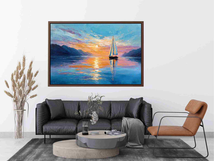 Classic Sailboat Painting