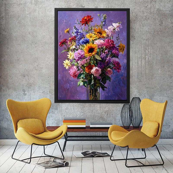 Wildflower Bouquet Canvas Print