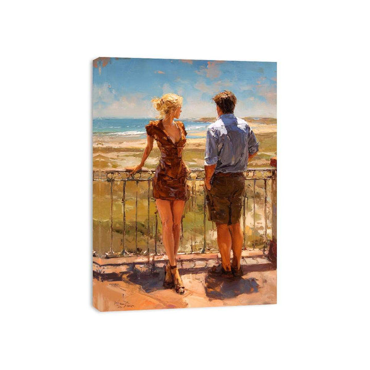 Ocean View Love Framed Print