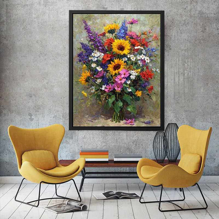 Blooming Gathering Canvas Print