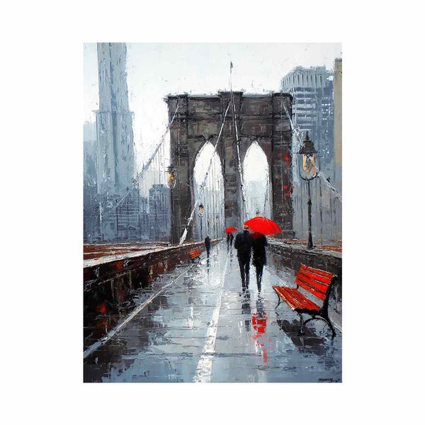 Rainy Walk in Brooklyn