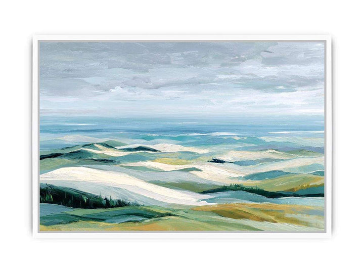 Abstract landsape Framed Print