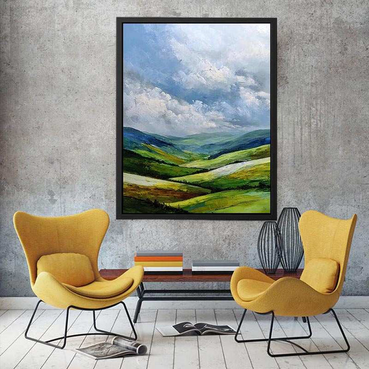 Peaks and Valleys  Canvas Print