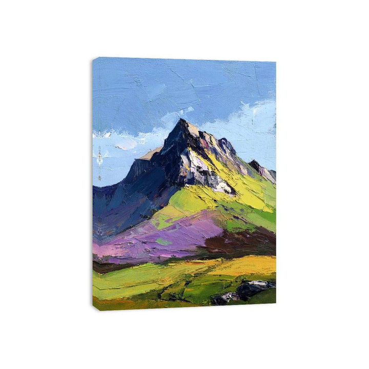 Abstract Mountain Horizon Framed Print