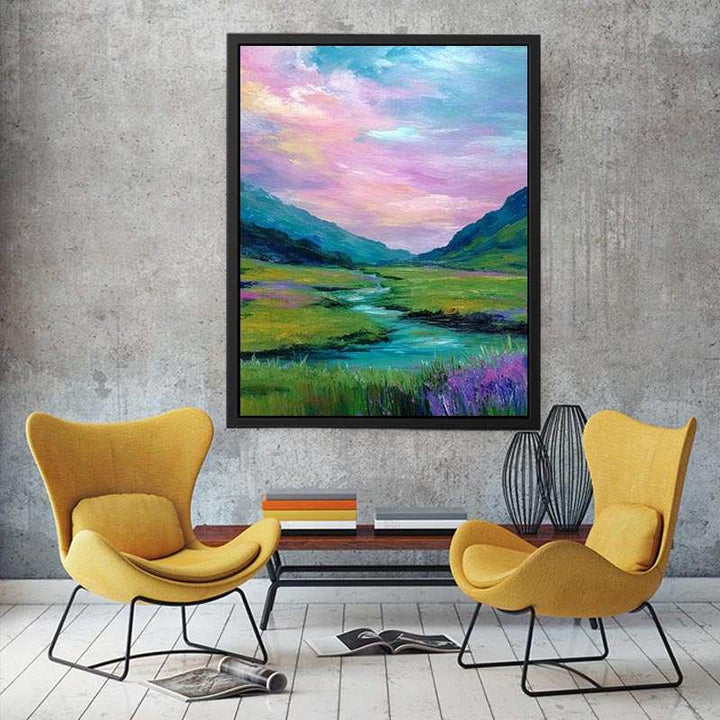 Flowing Horizons Canvas Print