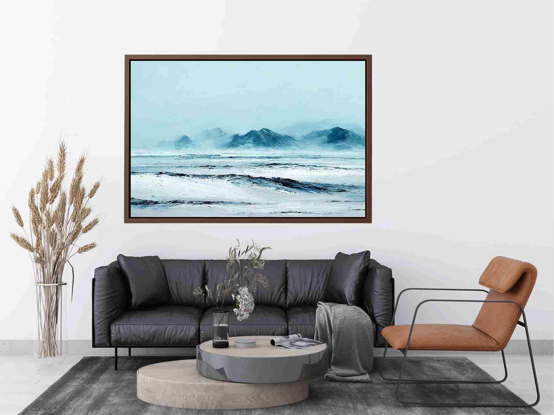 Snow Landscape Painting