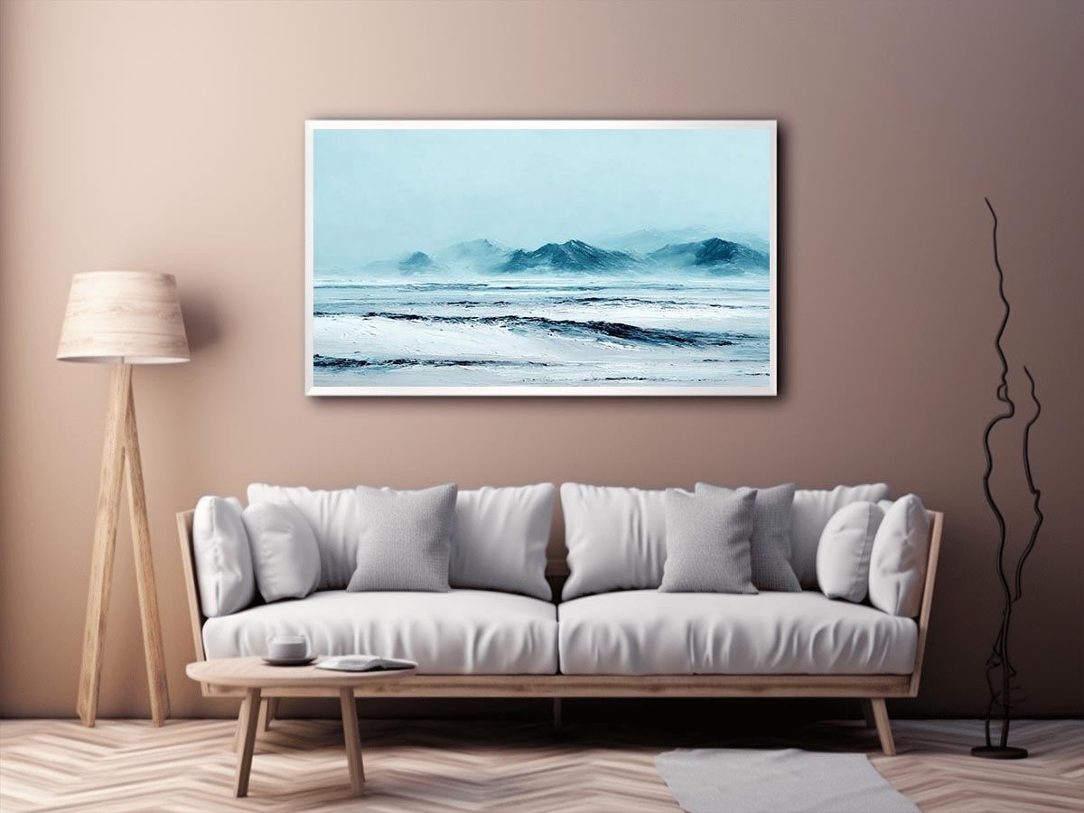 Snow Landscape Canvas Print