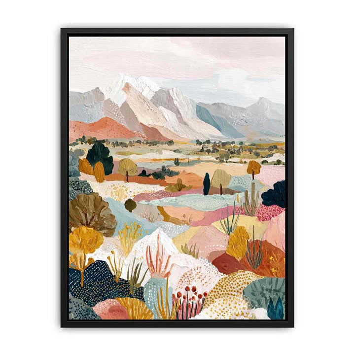 Australian Desert Landscape Art Poster