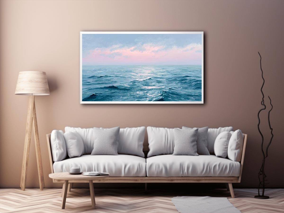 Endless Blue Canvas Print