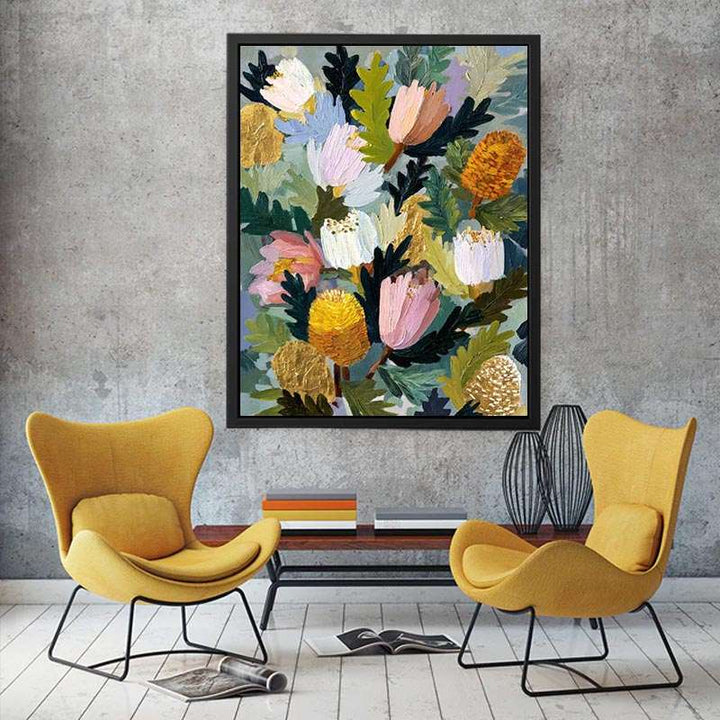 Wild Banksia Bouquet Canvas Print