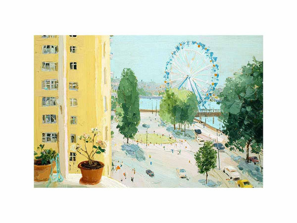 Ferris wheel in Appartment view