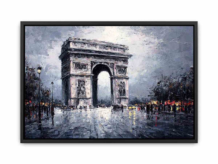  Arc De Triomphe Paris   Canvas Print