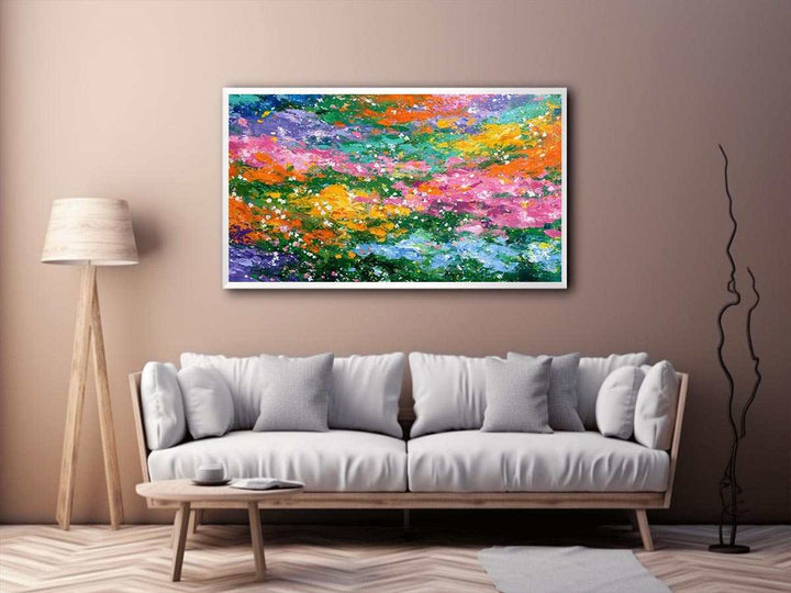 Abstract field Canvas Print