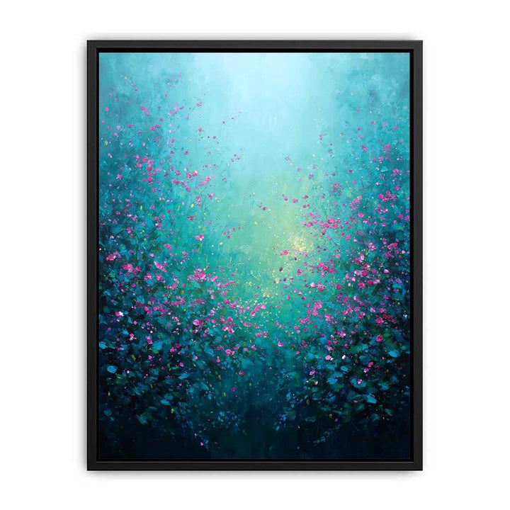 Impressionist Floral Landscape Poster