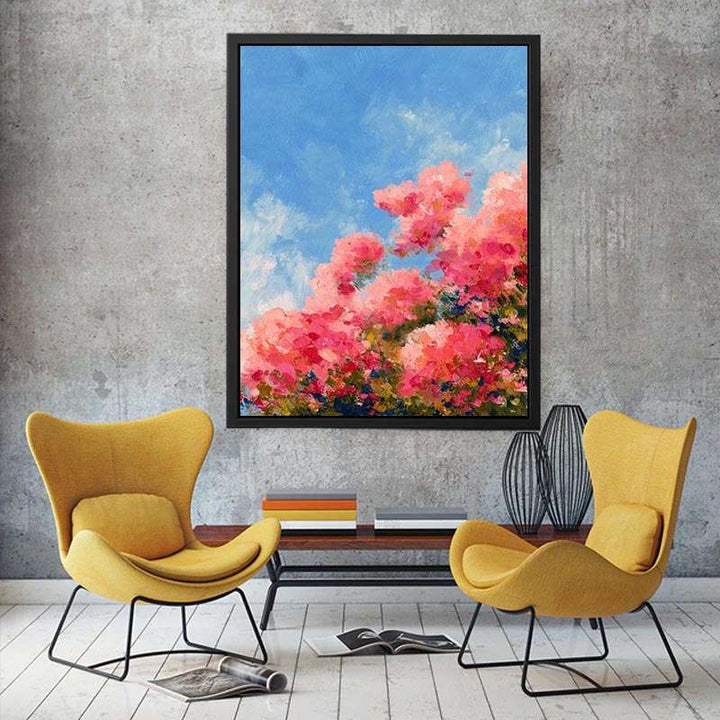 Pink and fuchsia Canvas Print