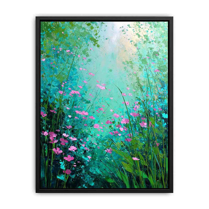 Emerald Abstract Poster