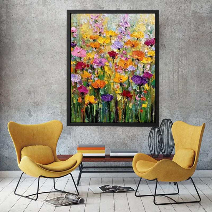 Bloom Abstraction Canvas Print