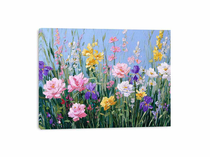 Color Petals Framed Print