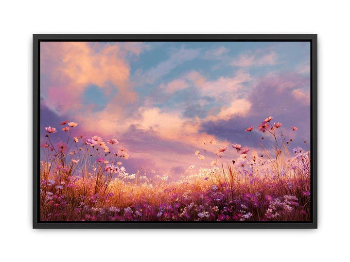 Dreamy Floral Field Poster