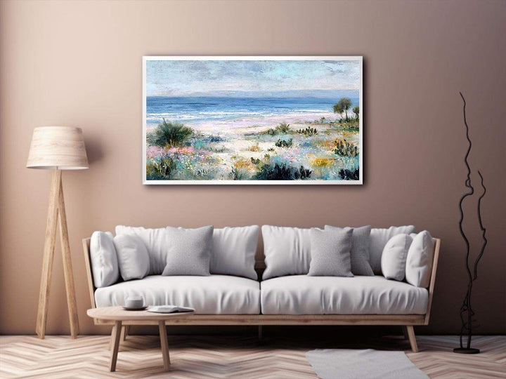 Muted Pastel beach Canvas Print