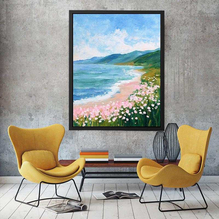 Ocean flowers Canvas Print