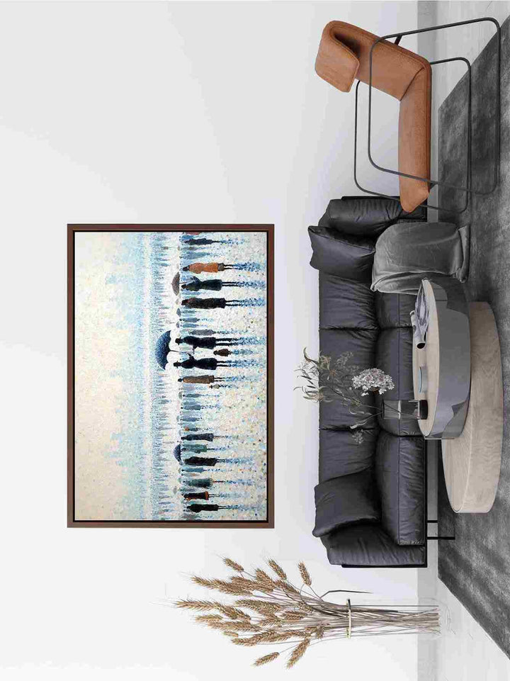 Beachside Umbrealas Painting