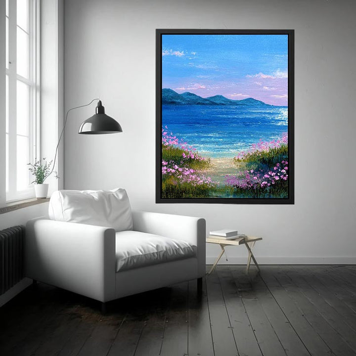 Coastal Bloom Painting