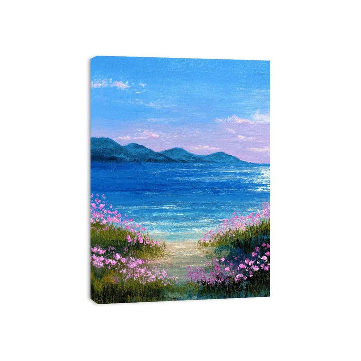 Coastal Bloom Framed Print