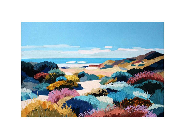 Abstract Coastal landscape