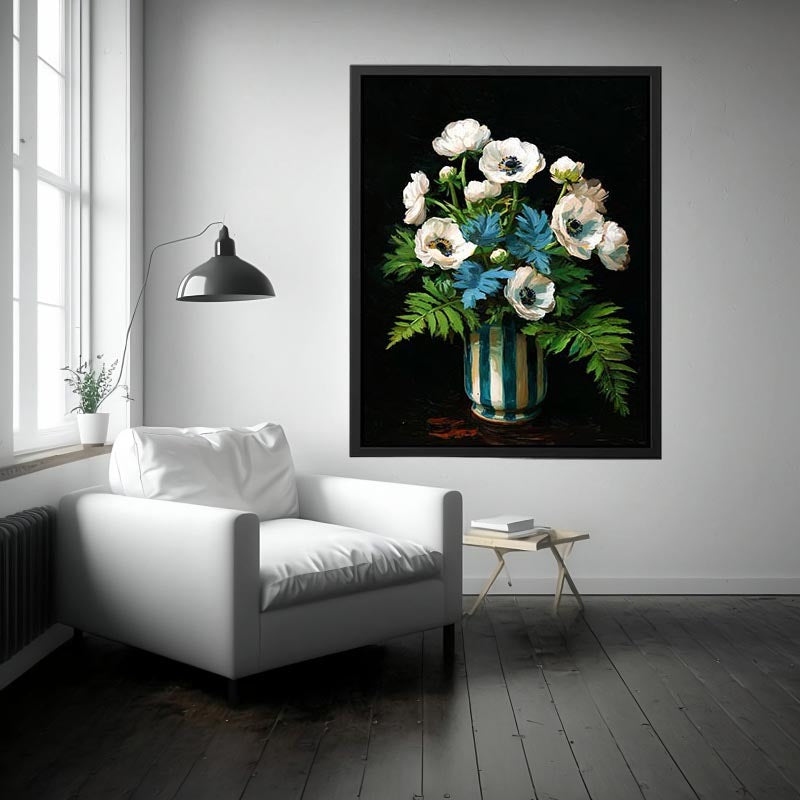 Anemone apennina: Painting