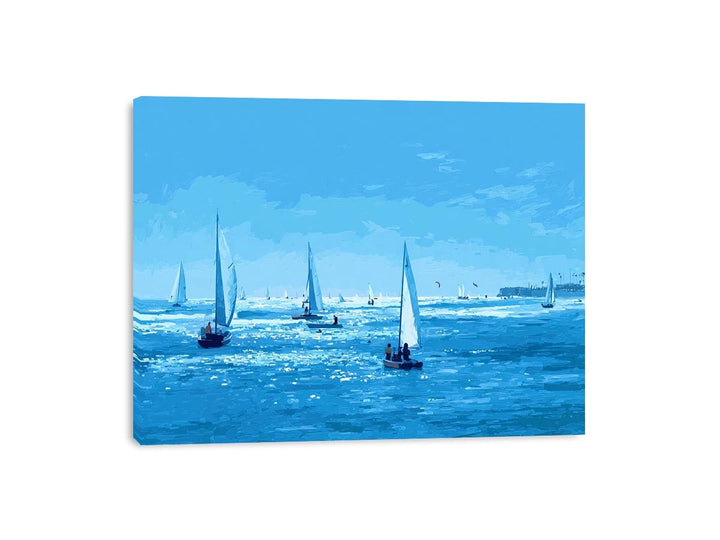 Sailboats 448 Framed Print