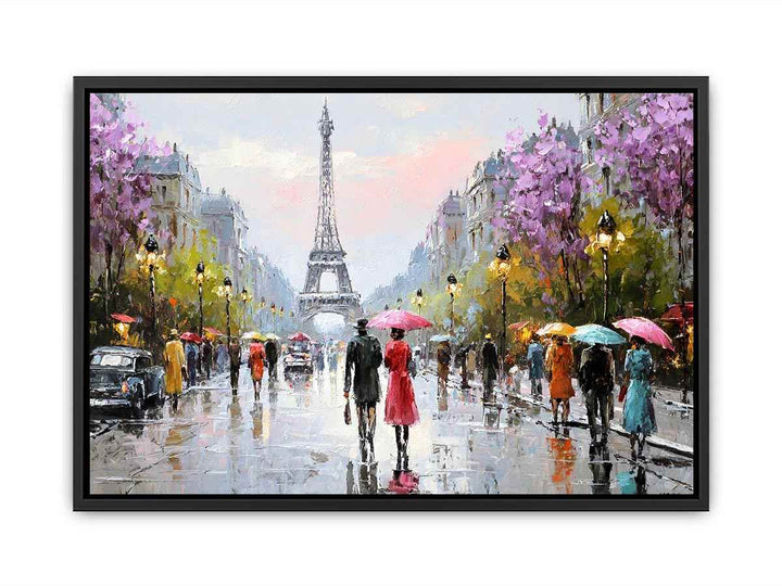 Paris Rainwalk Poster