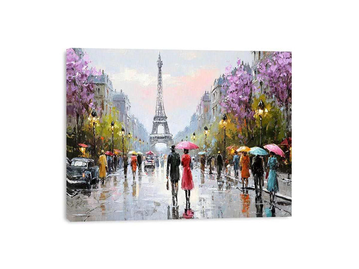 Paris Rainwalk Framed Print